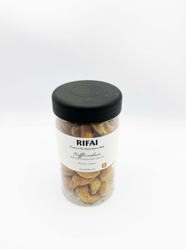 Jar cashew truffles Pot de Noix de Cajous à la Truffe Al Rifai 140g
