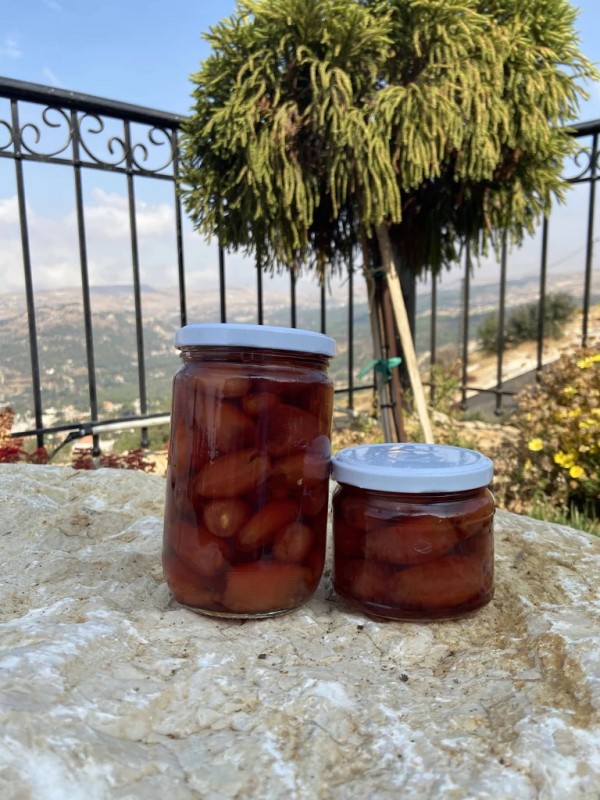 Date jam with almonds Confiture de dattes aux amandes Mounet Katia 750g