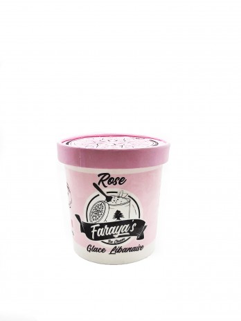 Rose Lebanese ice cream Rose glace Libanaise Faraya’s ice cream 470mL