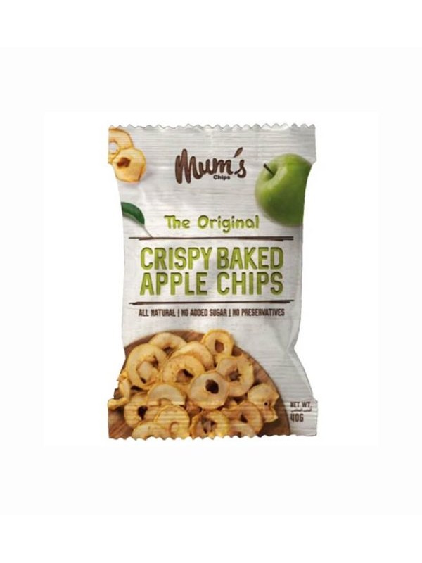 Apple Chips Green Original Chips de pomme au four Vert Original  Mum’s chips 40g