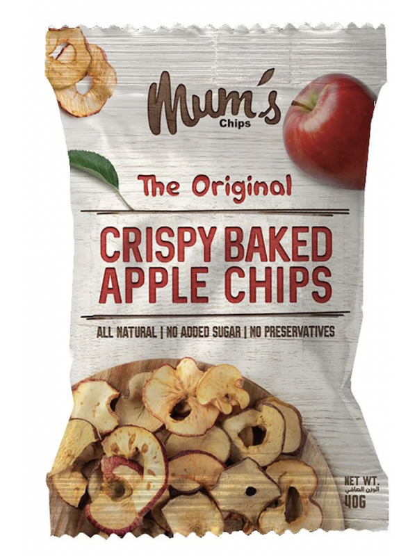 Apple Chips Red Original Chips de pomme au four Rouge Original Mum’s chips 40g