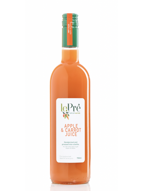 Apple & Carrot Juice Jus de pomme et de carottes Le Pré  0,75L