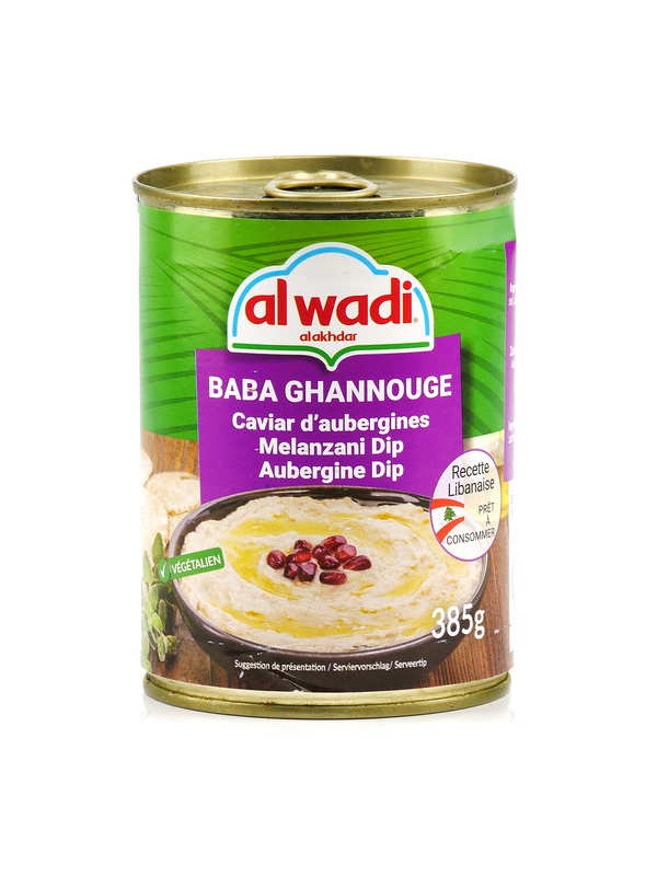 Caviar d'aubergines Baba Ghannouge Al Wadi 385g